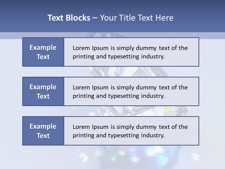 Single Reflection Shiny PowerPoint Template