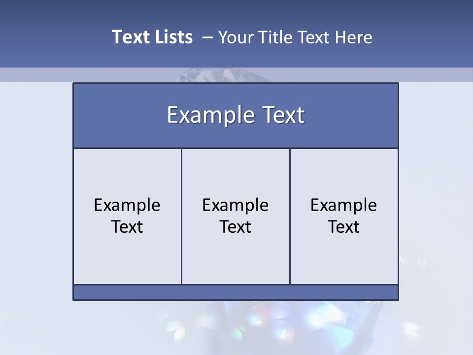 Single Reflection Shiny PowerPoint Template