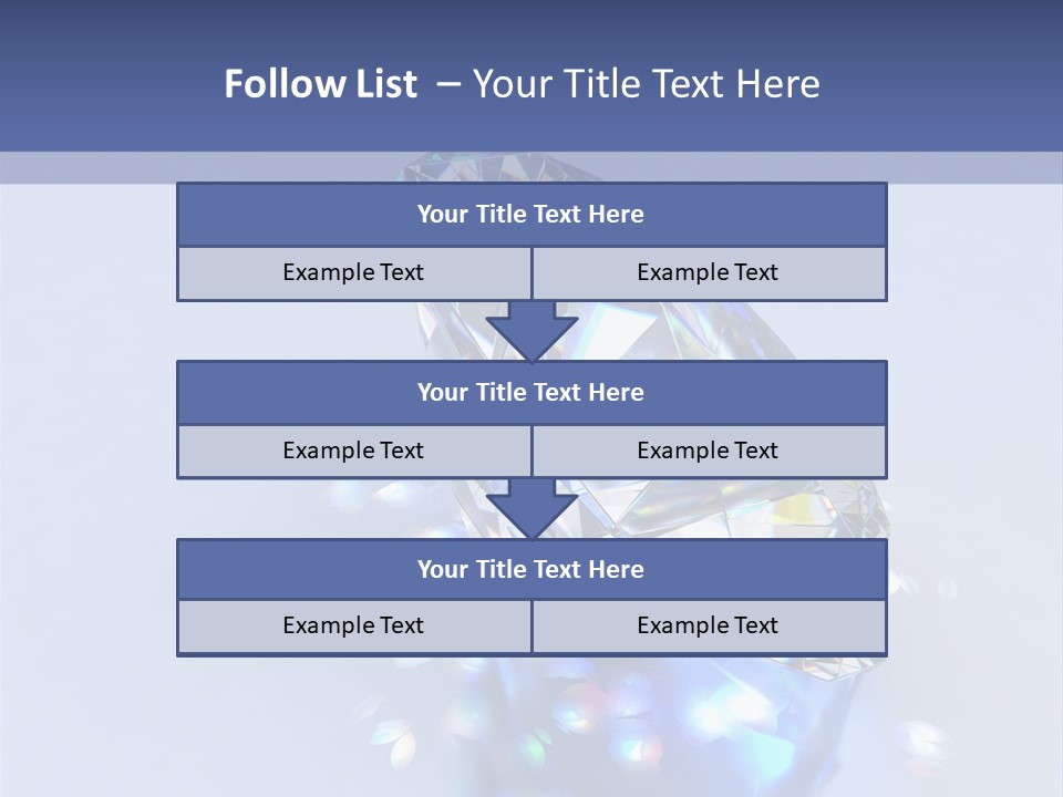 Single Reflection Shiny PowerPoint Template