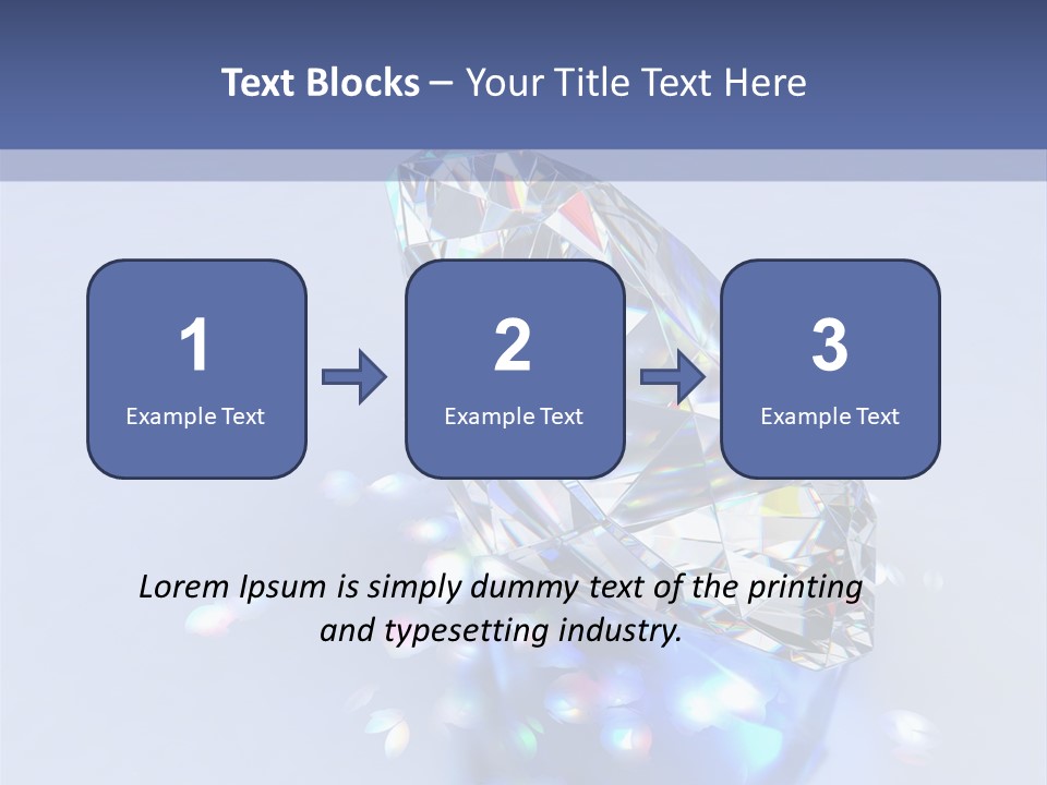 Single Reflection Shiny PowerPoint Template