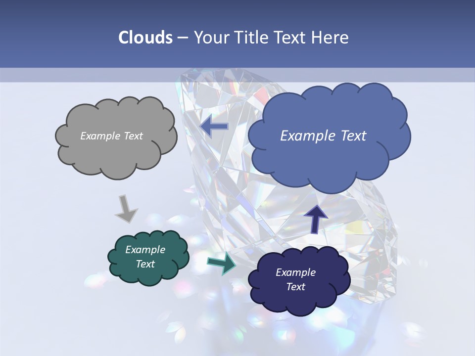 Single Reflection Shiny PowerPoint Template