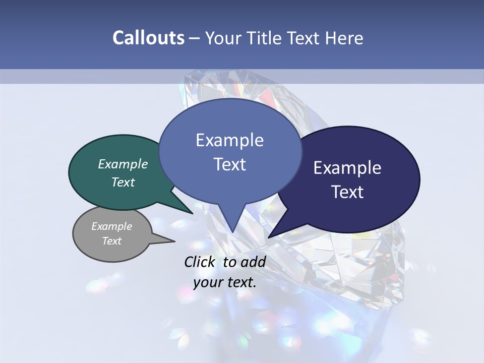 Single Reflection Shiny PowerPoint Template