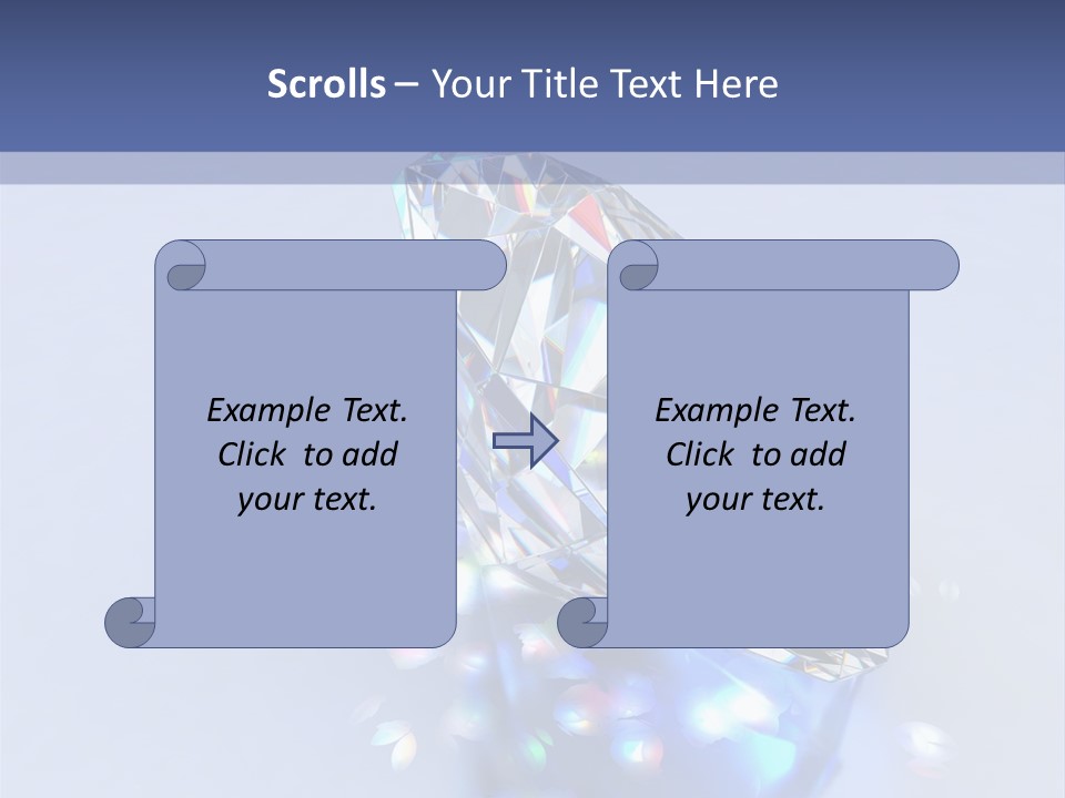 Single Reflection Shiny PowerPoint Template