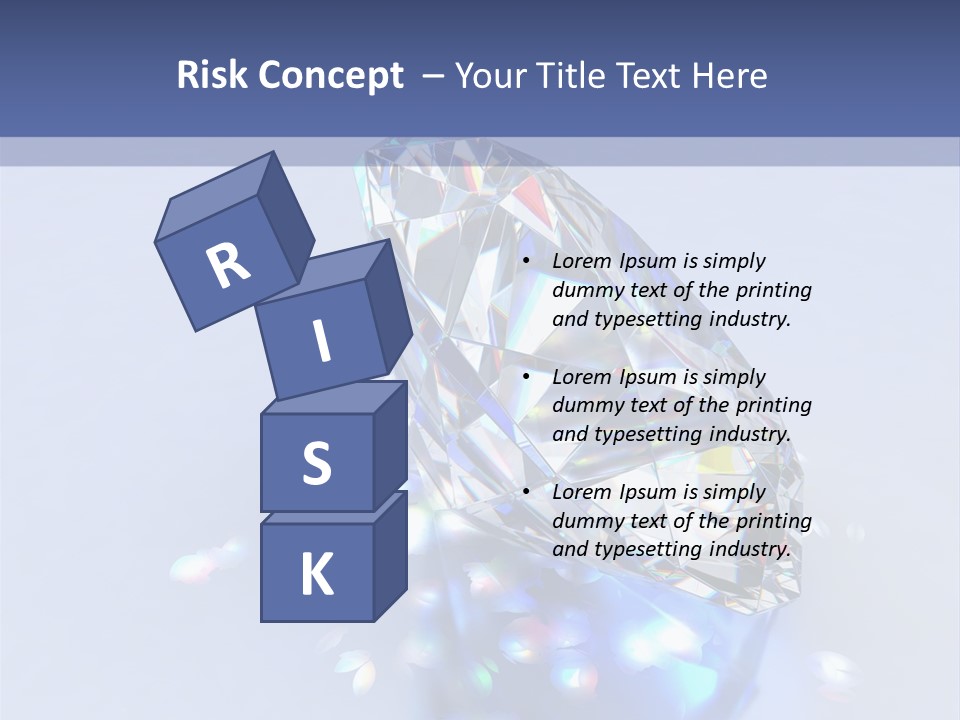 Single Reflection Shiny PowerPoint Template