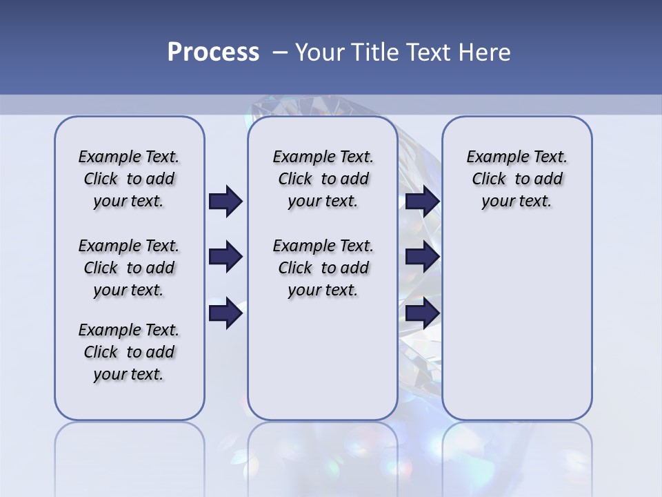 Single Reflection Shiny PowerPoint Template