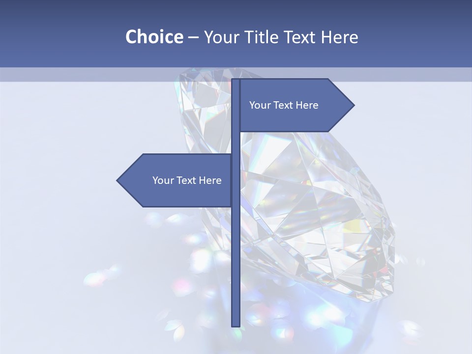 Single Reflection Shiny PowerPoint Template