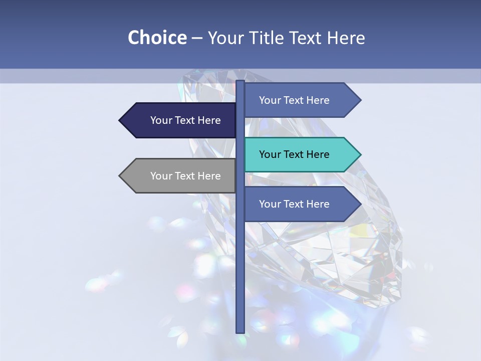 Single Reflection Shiny PowerPoint Template