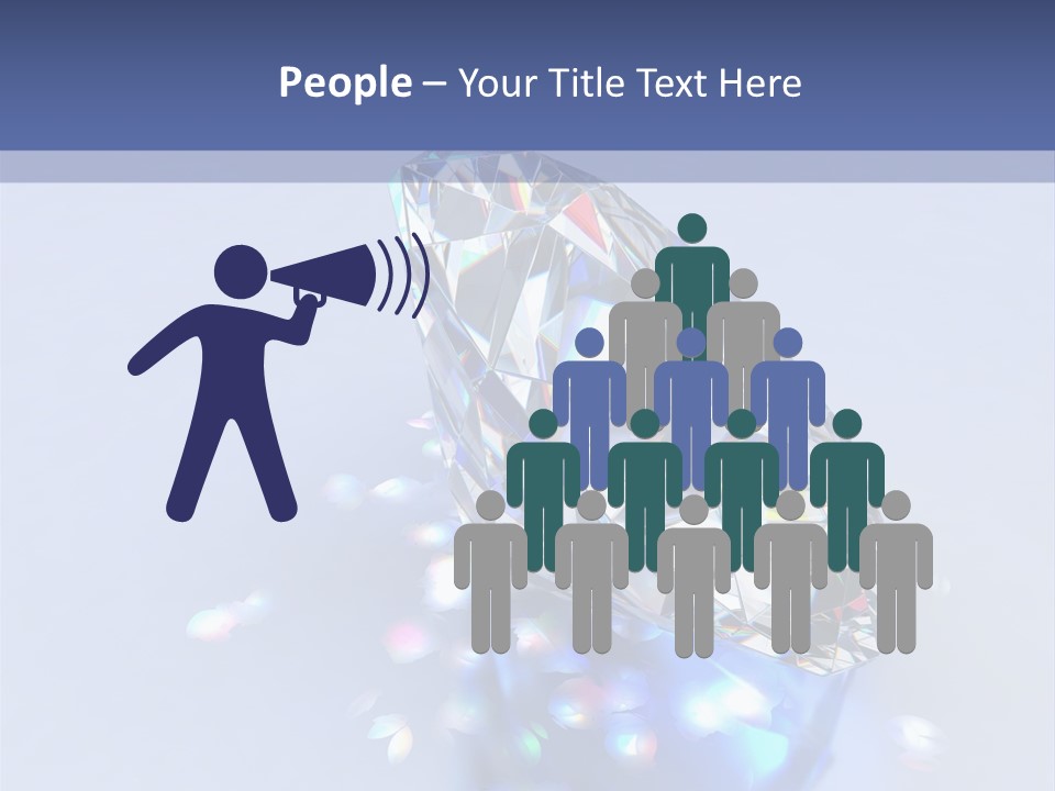 Single Reflection Shiny PowerPoint Template