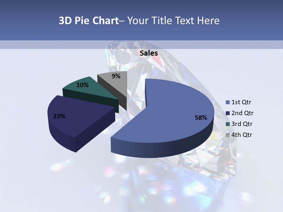 Single Reflection Shiny PowerPoint Template