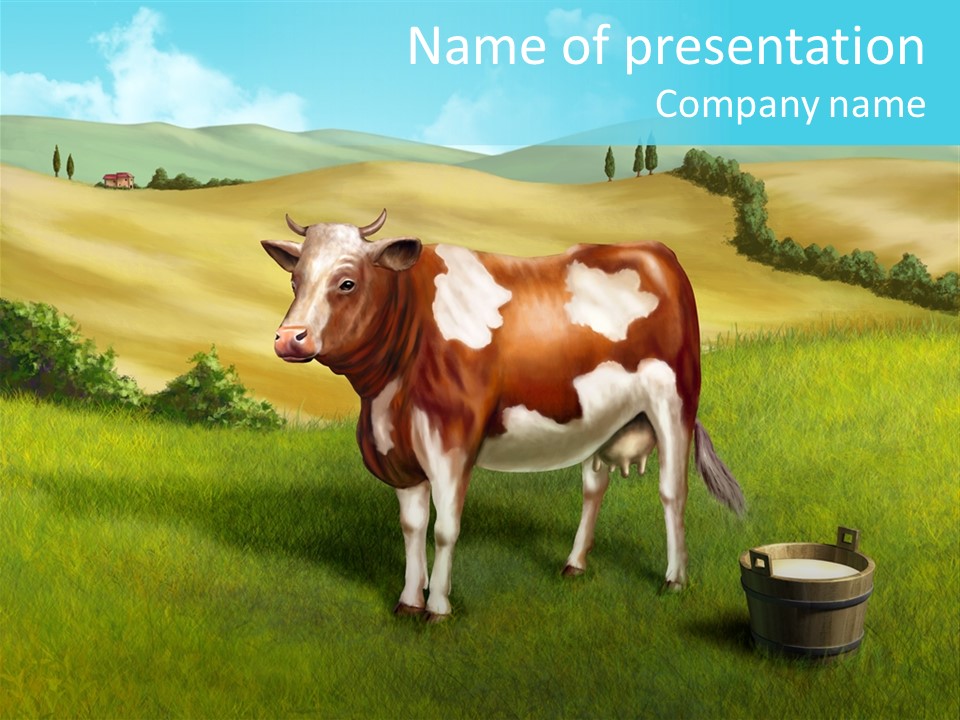 Country Ruminant Mammal PowerPoint Template