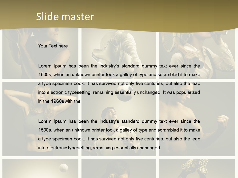 Health Body Dance PowerPoint Template