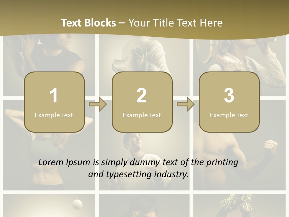 Health Body Dance PowerPoint Template