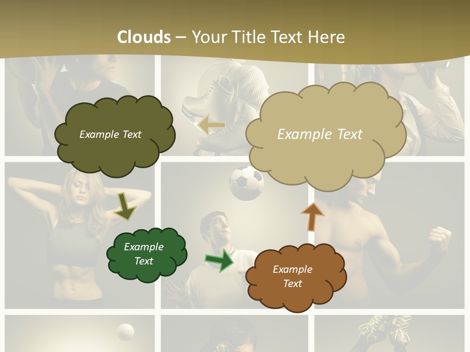 Health Body Dance PowerPoint Template