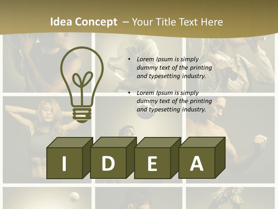 Health Body Dance PowerPoint Template