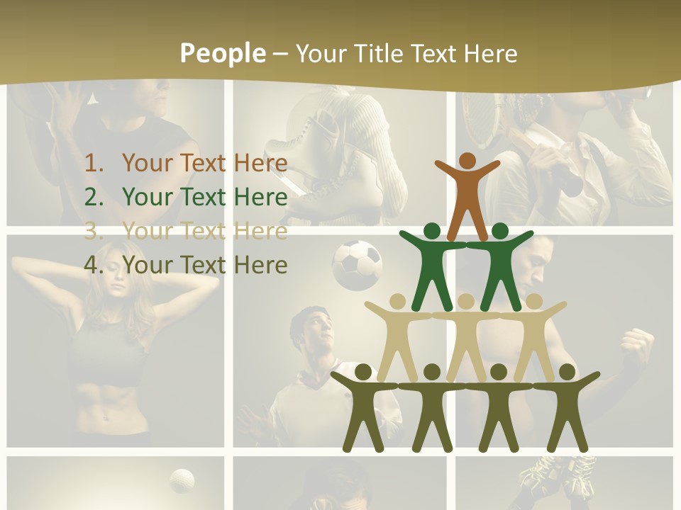 Health Body Dance PowerPoint Template