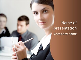 Partnership Print Portfolio PowerPoint Template