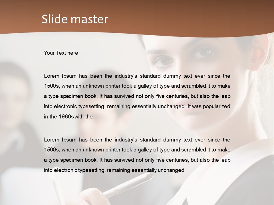 Partnership Print Portfolio PowerPoint Template