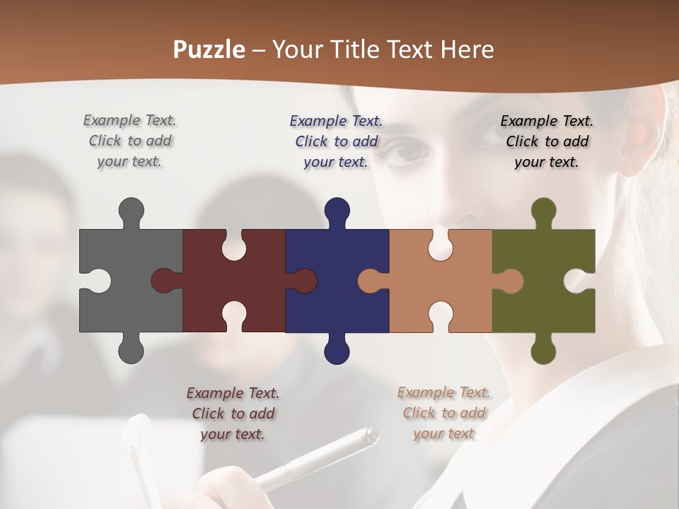 Partnership Print Portfolio PowerPoint Template