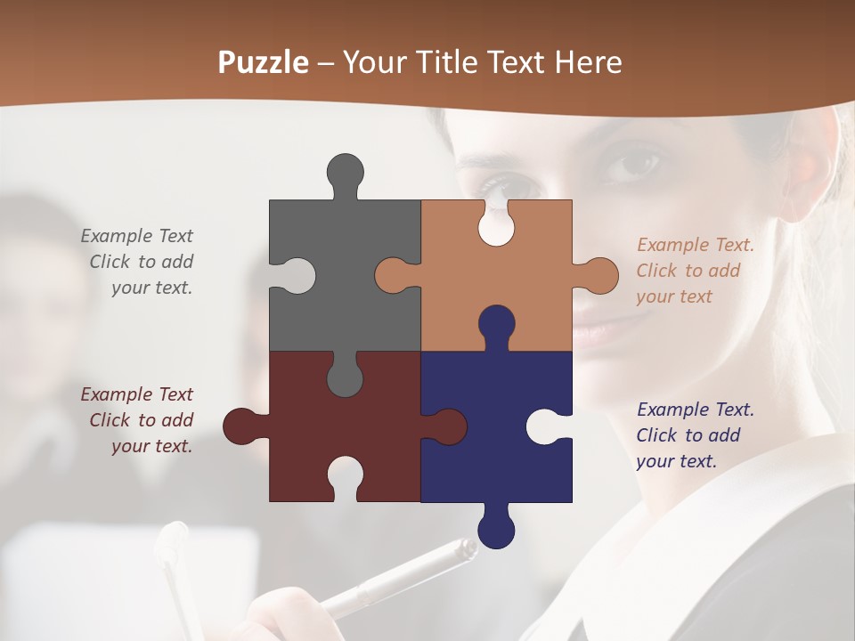Partnership Print Portfolio PowerPoint Template