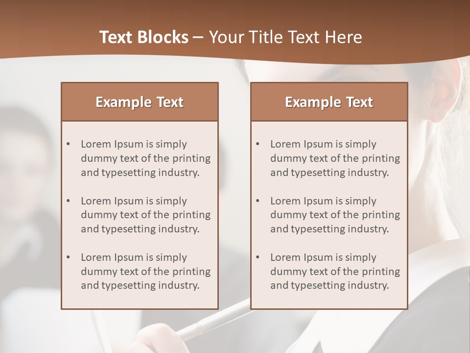 Partnership Print Portfolio PowerPoint Template