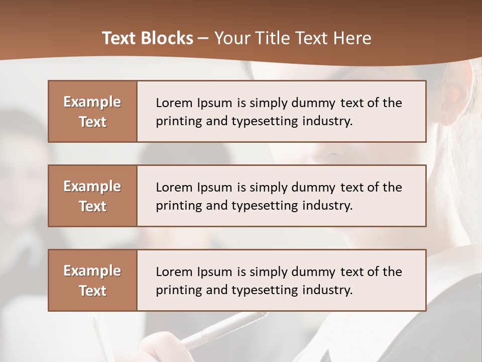Partnership Print Portfolio PowerPoint Template