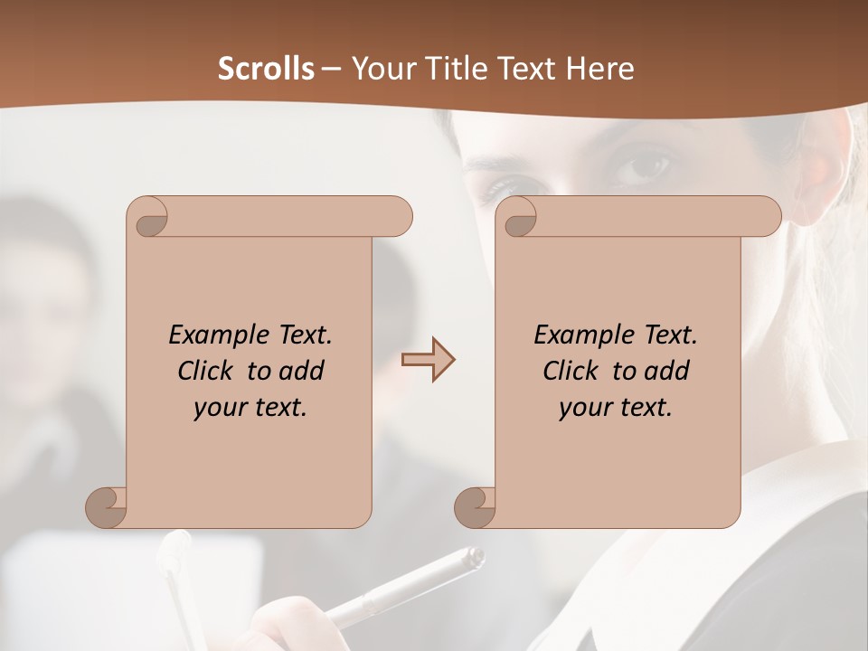 Partnership Print Portfolio PowerPoint Template