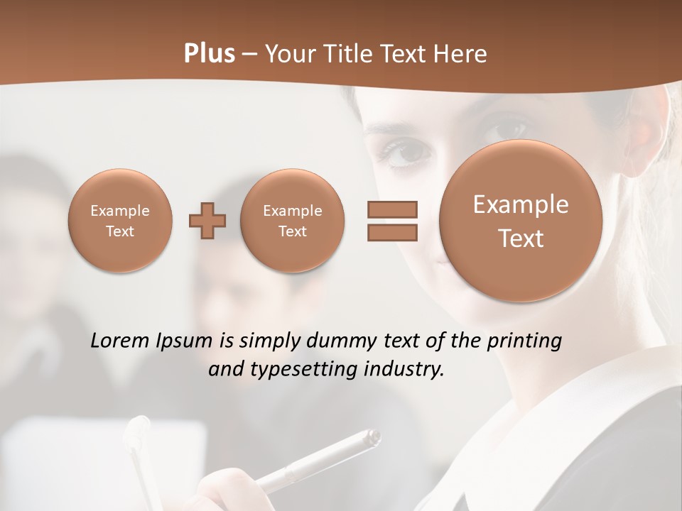 Partnership Print Portfolio PowerPoint Template