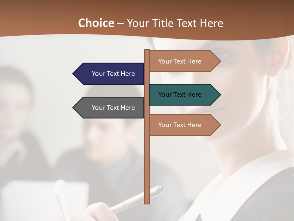 Partnership Print Portfolio PowerPoint Template