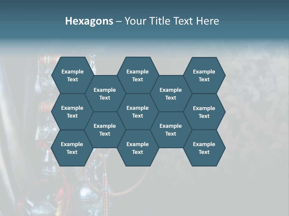 Glass Water Ornament PowerPoint Template