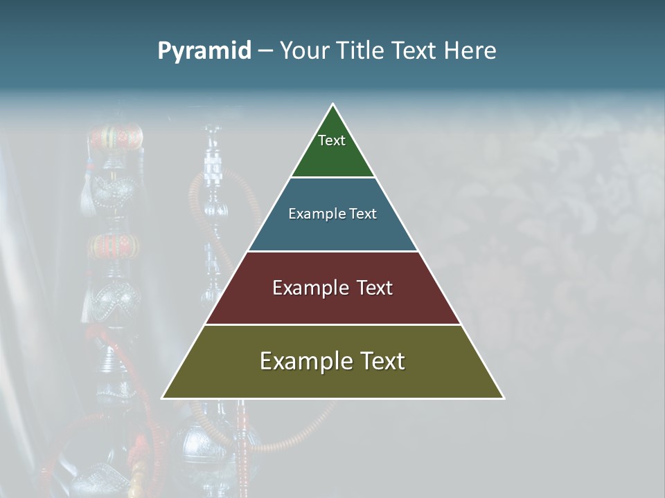 Glass Water Ornament PowerPoint Template