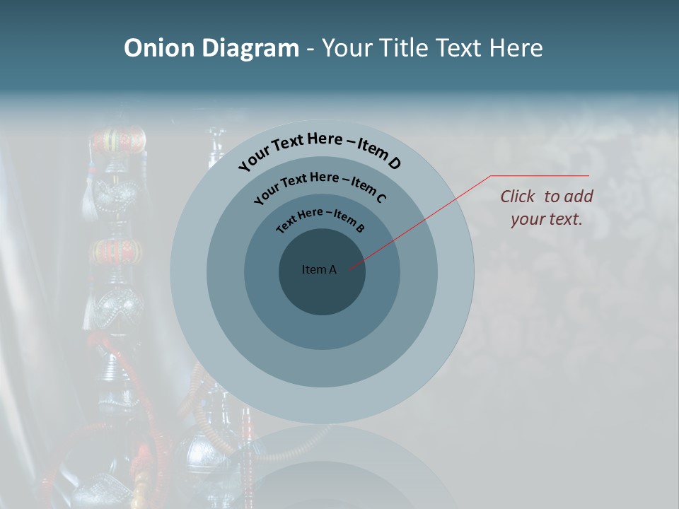 Glass Water Ornament PowerPoint Template