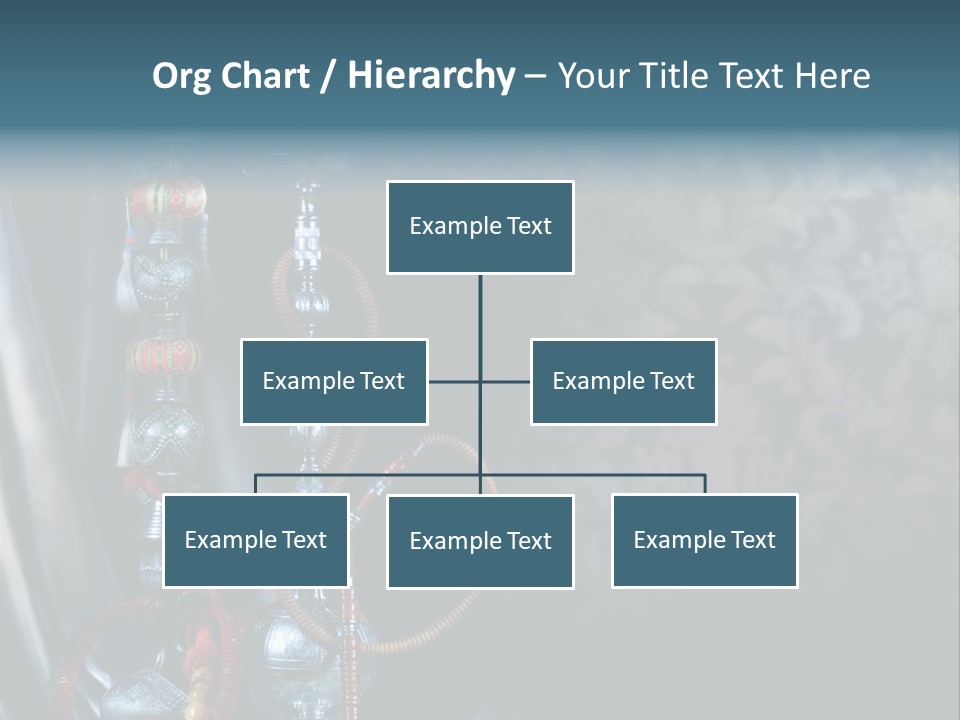 Glass Water Ornament PowerPoint Template