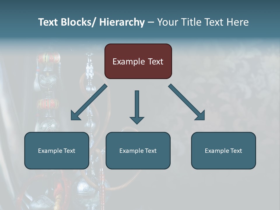 Glass Water Ornament PowerPoint Template