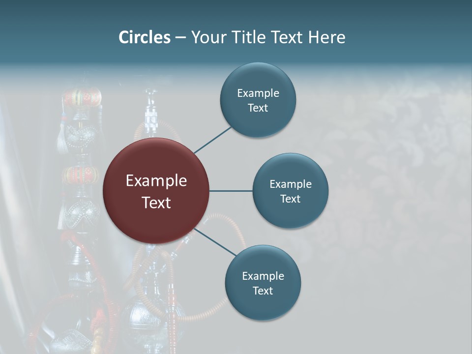 Glass Water Ornament PowerPoint Template