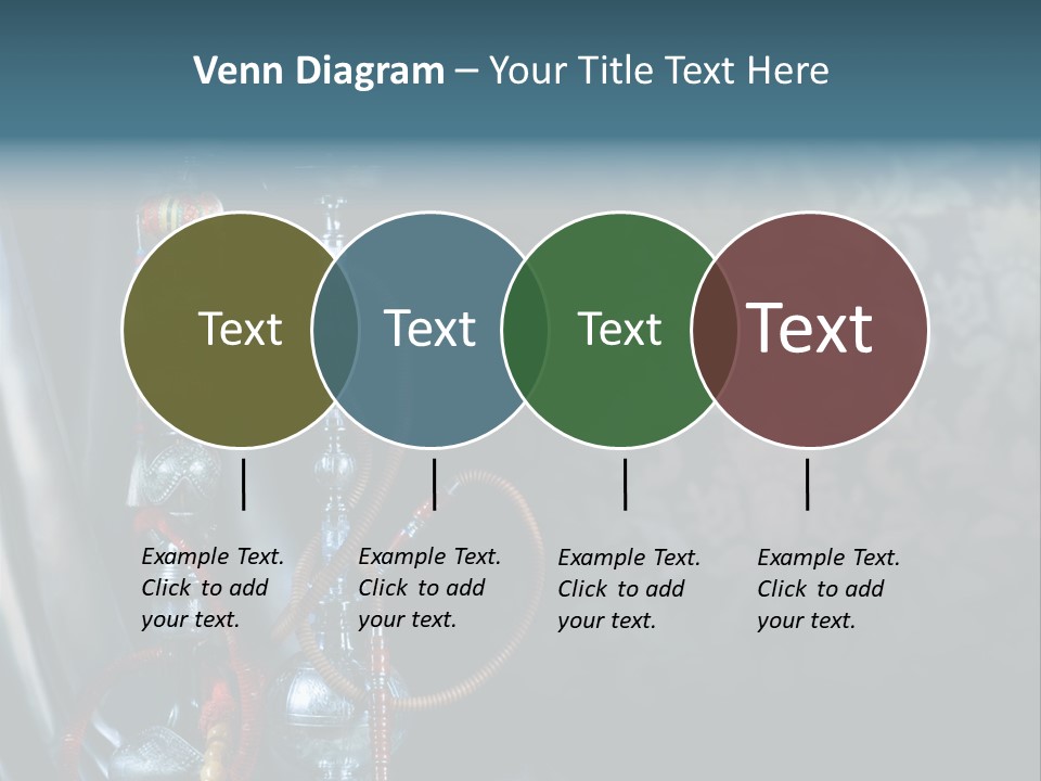 Glass Water Ornament PowerPoint Template