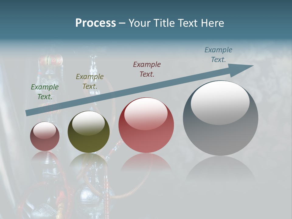 Glass Water Ornament PowerPoint Template