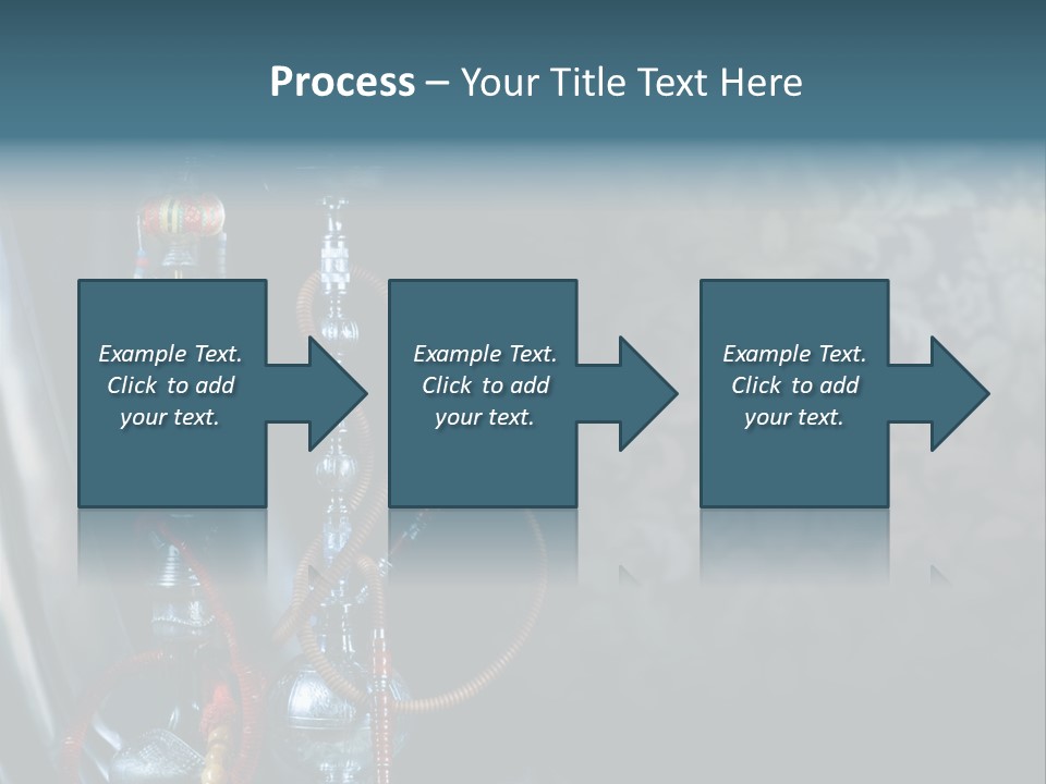 Glass Water Ornament PowerPoint Template