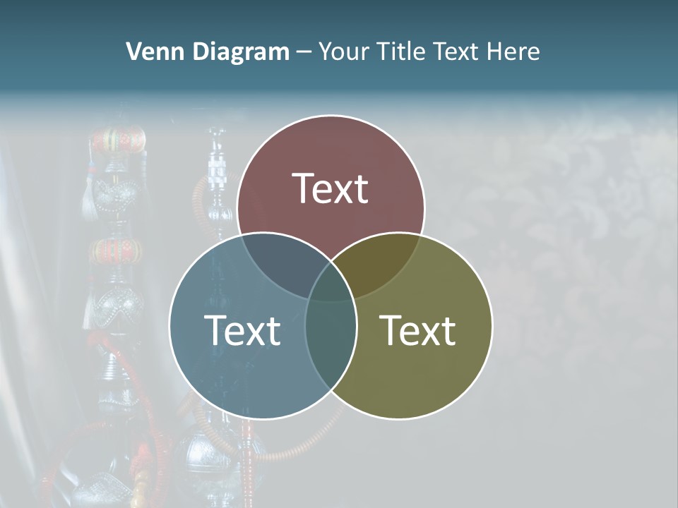 Glass Water Ornament PowerPoint Template