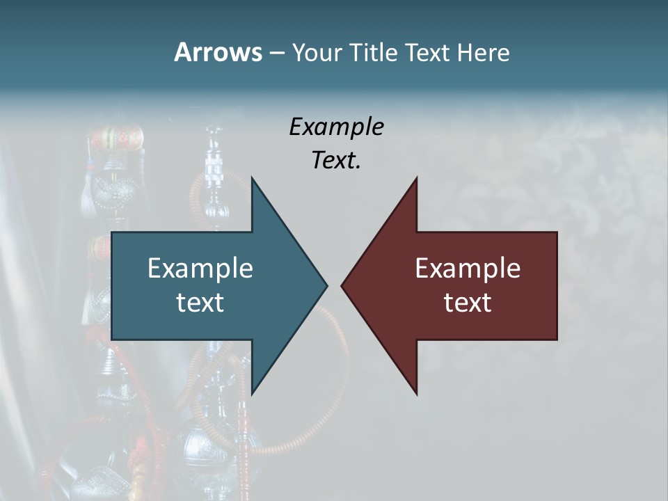 Glass Water Ornament PowerPoint Template