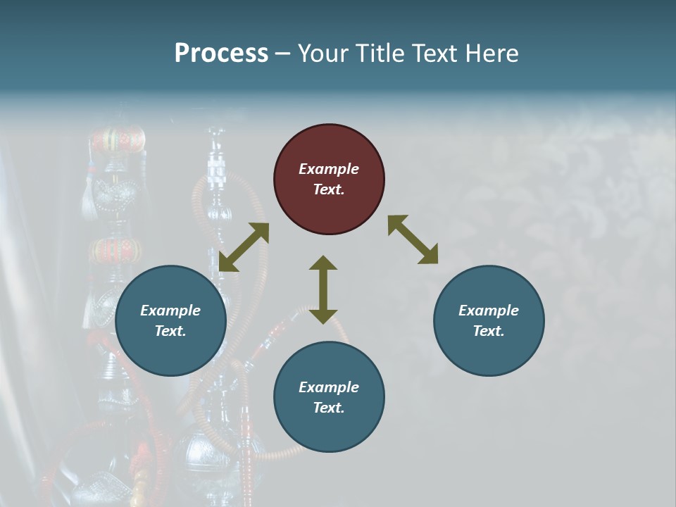 Glass Water Ornament PowerPoint Template