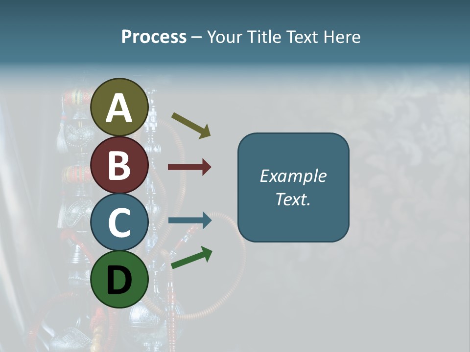 Glass Water Ornament PowerPoint Template