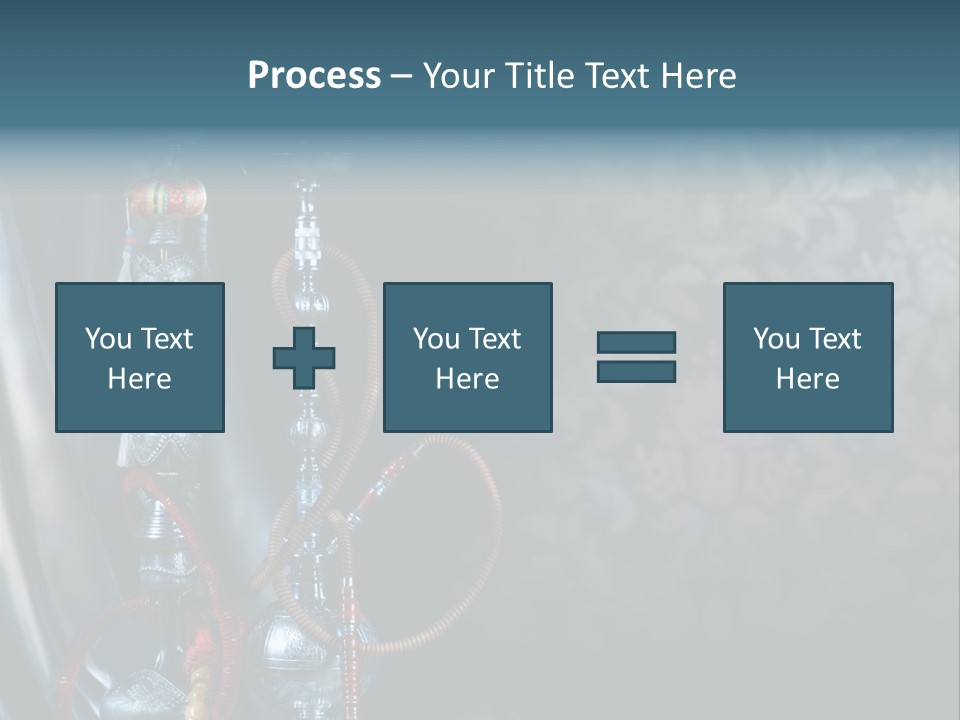 Glass Water Ornament PowerPoint Template