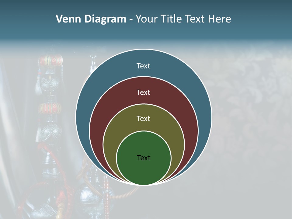 Glass Water Ornament PowerPoint Template