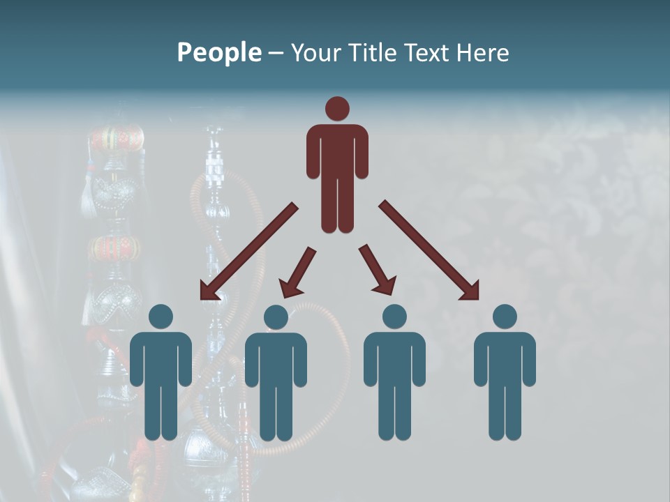 Glass Water Ornament PowerPoint Template