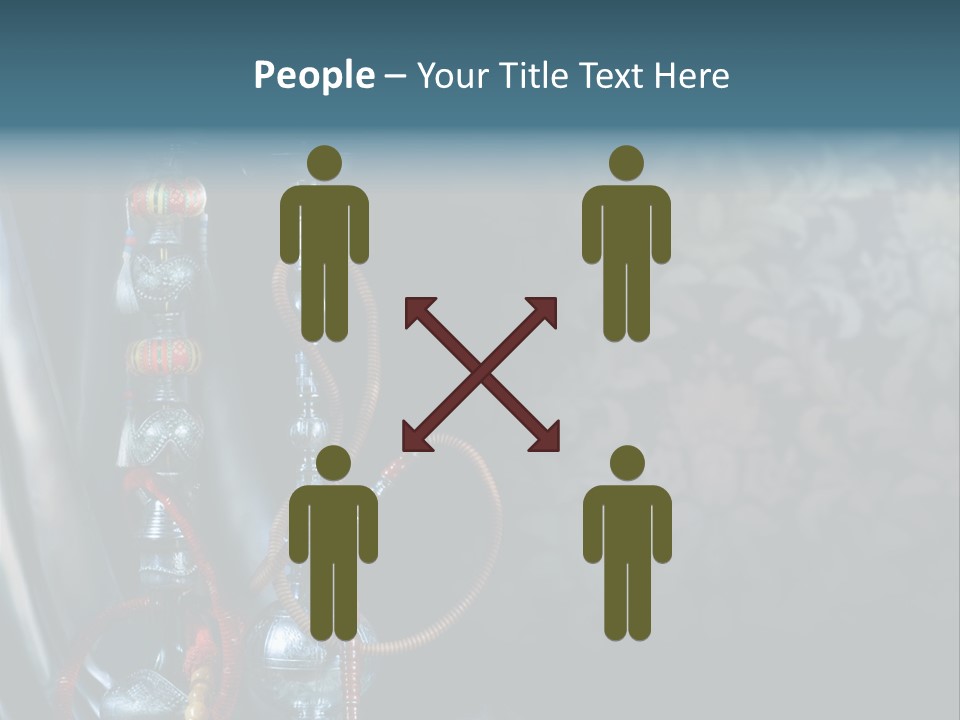 Glass Water Ornament PowerPoint Template