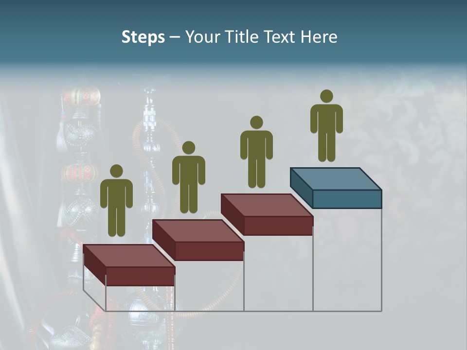 Glass Water Ornament PowerPoint Template