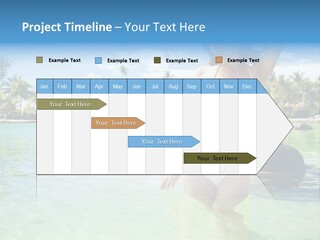 White Sky Bikini PowerPoint Template