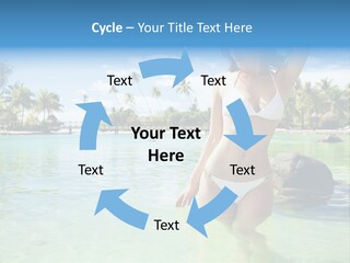 White Sky Bikini PowerPoint Template