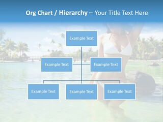 White Sky Bikini PowerPoint Template