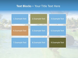 White Sky Bikini PowerPoint Template
